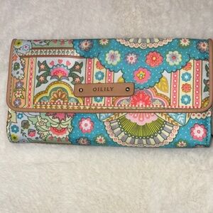 Oilily Blue and Pink Floral Women's Wallet